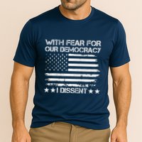 With Fear For Our Democracy I Dissent Presidential Immunity Premium Cooling Performance Crew T-Shirt