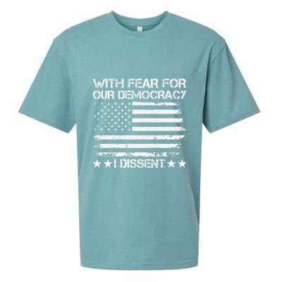 With Fear For Our Democracy I Dissent Presidential Immunity Premium Sueded Cloud Jersey T-Shirt