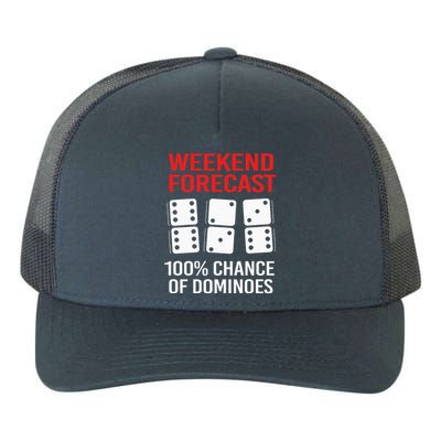 Weekend Forecast Funny Domino For  Yupoong Adult 5-Panel Trucker Hat