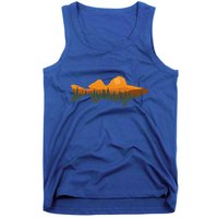 Walleye Fishing Forest Nature Wildlife Fisherman Tank Top