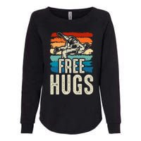 Wrestling Funny Free Hugs Wrestling Womens California Wash Sweatshirt