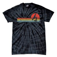 Wing Foiling Foil Surf Surfing Foiler Retro Vintage Surfer Tie-Dye T-Shirt