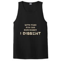 With Fear For Our Democracy I Dissent PosiCharge Competitor Tank