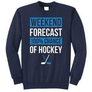 Weekend Forecast Funny Hockey, Hockey Player Gift Tee Sweatshirt