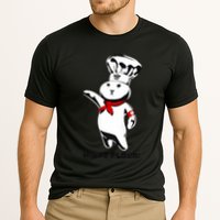 White Flour Funny Cooling Performance Crew T-Shirt