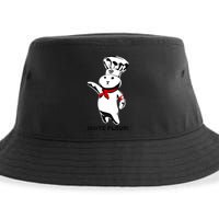 White Flour Funny Sustainable Bucket Hat