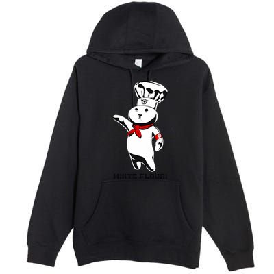 White Flour Funny Premium Pullover Hoodie