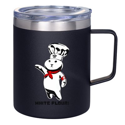 White Flour Funny 12oz Stainless Steel Coffee Mug