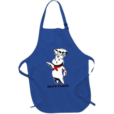 White Flour Funny Apron