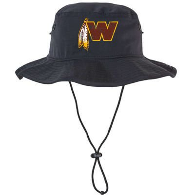 W.A.S.H.I.N.G.T.O.N Football Feather Washington D.C. Football Legacy Cool Fit Booney Bucket Hat