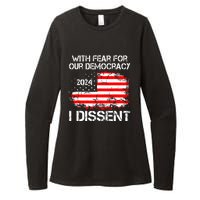 With Fear For Our Democracy I Dissent Womens CVC Long Sleeve Shirt