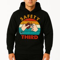 Warning Fireworks Firecrackers Safety Third 4th Of July Hoodie