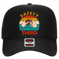 Warning Fireworks Firecrackers Safety Third 4th Of July Trucker Hat