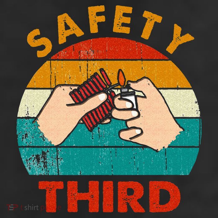 Warning Fireworks Firecrackers Safety Third 4th Of July Trucker Hat