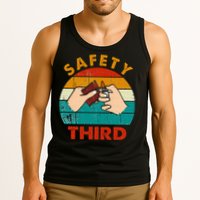 Warning Fireworks Firecrackers Safety Third 4th Of July Tank Top