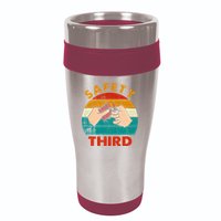 Warning Fireworks Firecrackers Safety Third 4th Of July 16oz Travel Tumbler