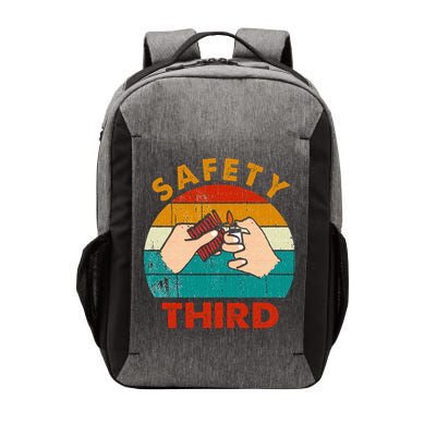 Warning Fireworks Firecrackers Safety Third 4th Of July Vector Backpack