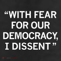 With Fear For Our Democracy I Dissent 11oz C Handle Ceramic Mug