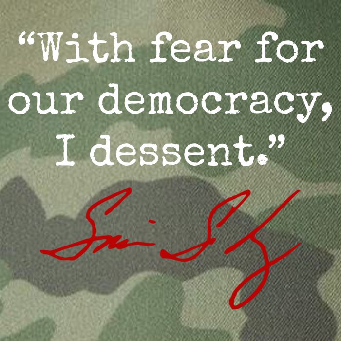With Fear For Our Democracy I Dissent Legacy Tie Dye Trucker Hat