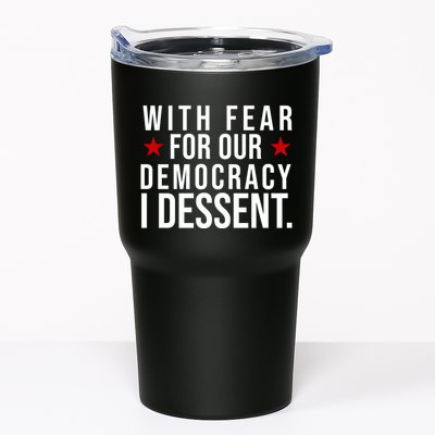 With Fear For Our Democracy I Dessent Tumbler