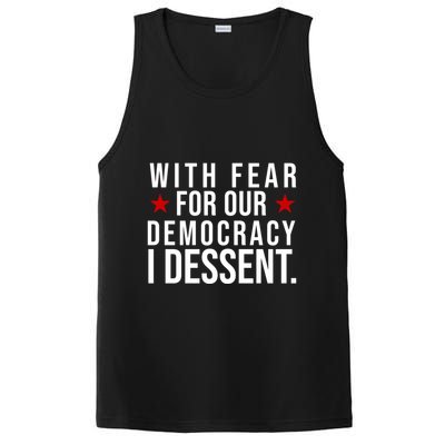 With Fear For Our Democracy I Dessent PosiCharge Competitor Tank