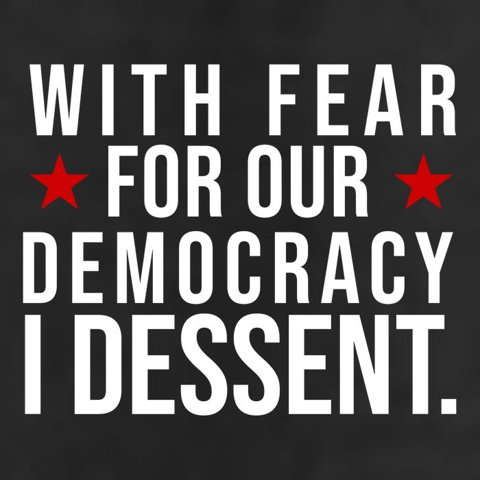 With Fear For Our Democracy I Dessent Microfiber Hand Towel