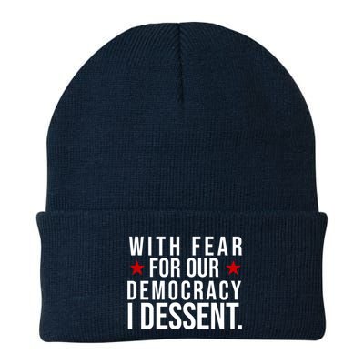 With Fear For Our Democracy I Dessent Beanie