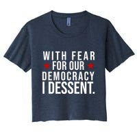 With Fear For Our Democracy I Dessent Crop Top