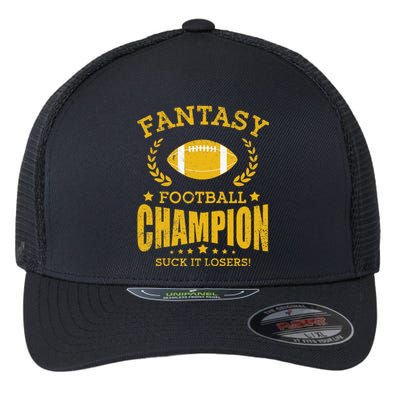 Winner Fantasy Football Champ Champion Draft Football Legend Flexfit Unipanel Trucker Cap