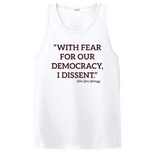 With Fear For Our Democracy I Dissent PosiCharge Competitor Tank