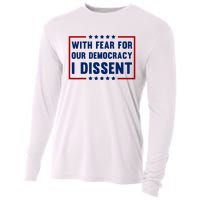 With Fear For Our Democracy I Dissent Cooling Performance Long Sleeve Crew