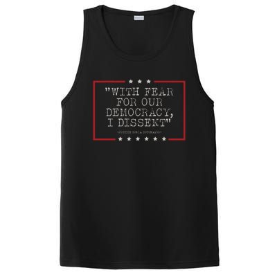 With Fear For Our Democracy I Dissent Sotomayor PosiCharge Competitor Tank