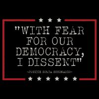 With Fear For Our Democracy I Dissent Sotomayor Wool Snapback Cap