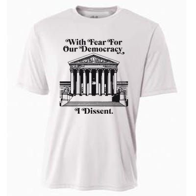 With Fear For Our Democracy Cooling Performance Crew T-Shirt