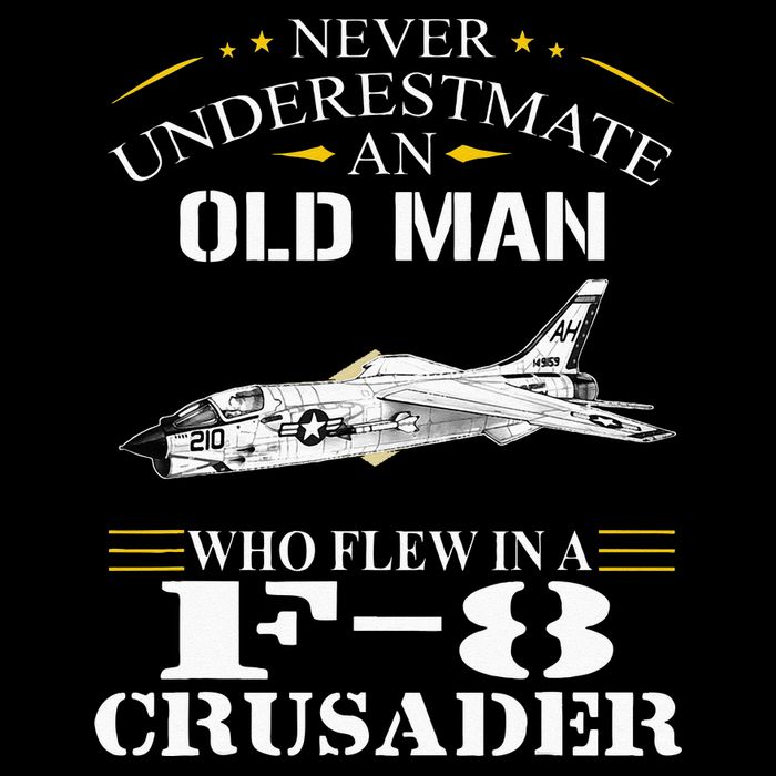 Who Flew F8 Crusader F 8e And F8u Crusader Drawstring Bag