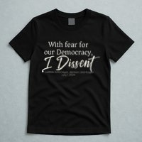 With Fear For Our Democracy I Dissent Scotus Immunity Case T-Shirt