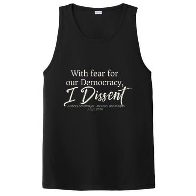 With Fear For Our Democracy I Dissent Scotus Immunity Case PosiCharge Competitor Tank
