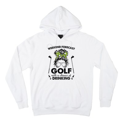 Weekend forecast golf with a chance of drinking Hoodie