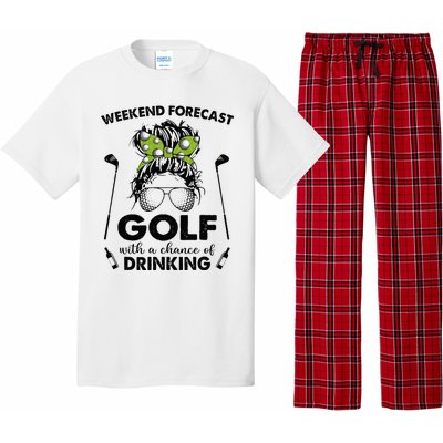 Weekend forecast golf with a chance of drinking Pajama Set