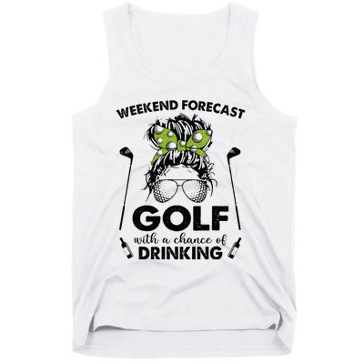 Weekend forecast golf with a chance of drinking Tank Top