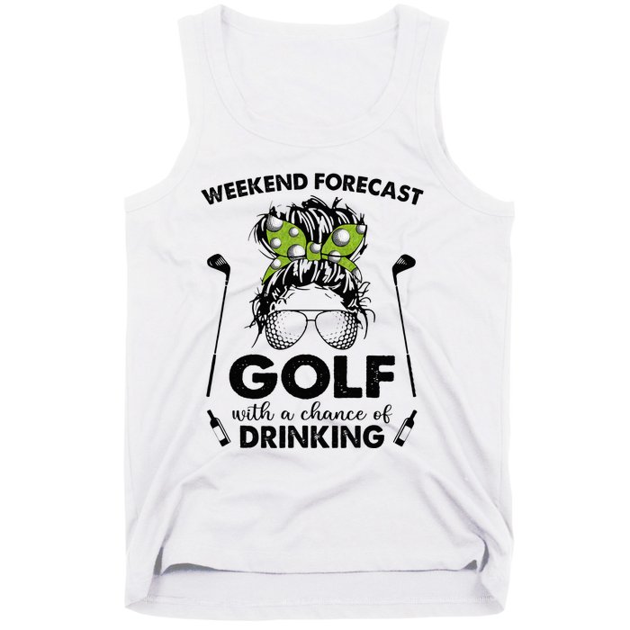 Weekend forecast golf with a chance of drinking Tank Top