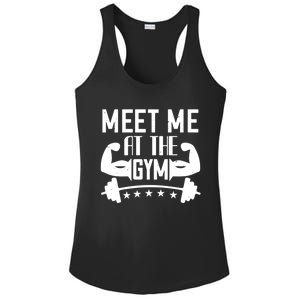 Workout Funny Gift Meet Me At The Gym Gift Ladies PosiCharge Competitor Racerback Tank