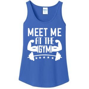 Workout Funny Gift Meet Me At The Gym Gift Ladies Essential Tank