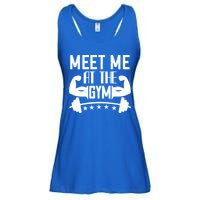 Workout Funny Gift Meet Me At The Gym Gift Ladies Essential Flowy Tank