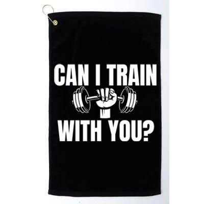 Workout Funny Gift Platinum Collection Golf Towel