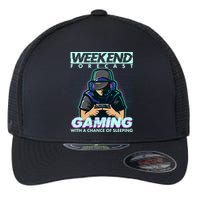 Weekend Forecast Gaming With A Chance Of Sleeping Flexfit Unipanel Trucker Cap