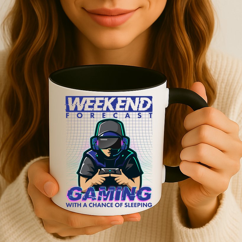 Weekend Forecast Gaming With A Chance Of Sleeping Mug