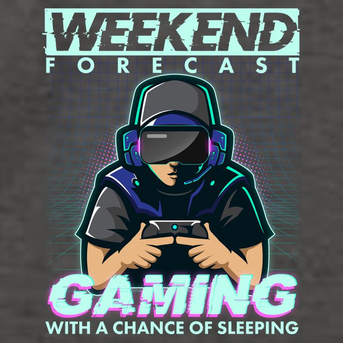 Weekend Forecast Gaming With A Chance Of Sleeping Vector Backpack