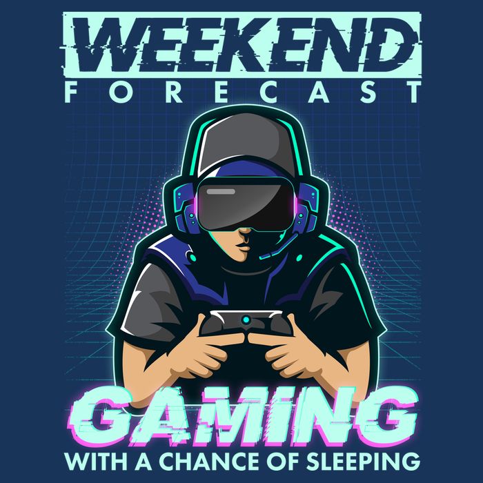 Weekend Forecast Gaming With A Chance Of Sleeping T-Shirt