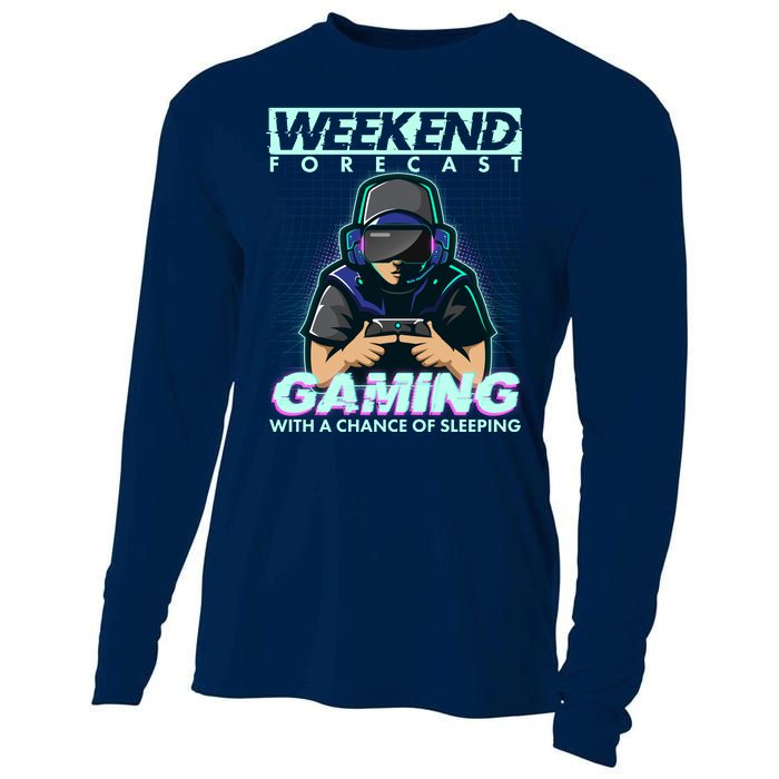 Weekend Forecast Gaming With A Chance Of Sleeping Cooling Performance Long Sleeve Crew